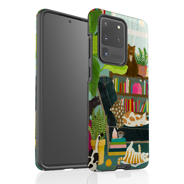 Samsung Tough Case - Cat Library By Katherine Quinn