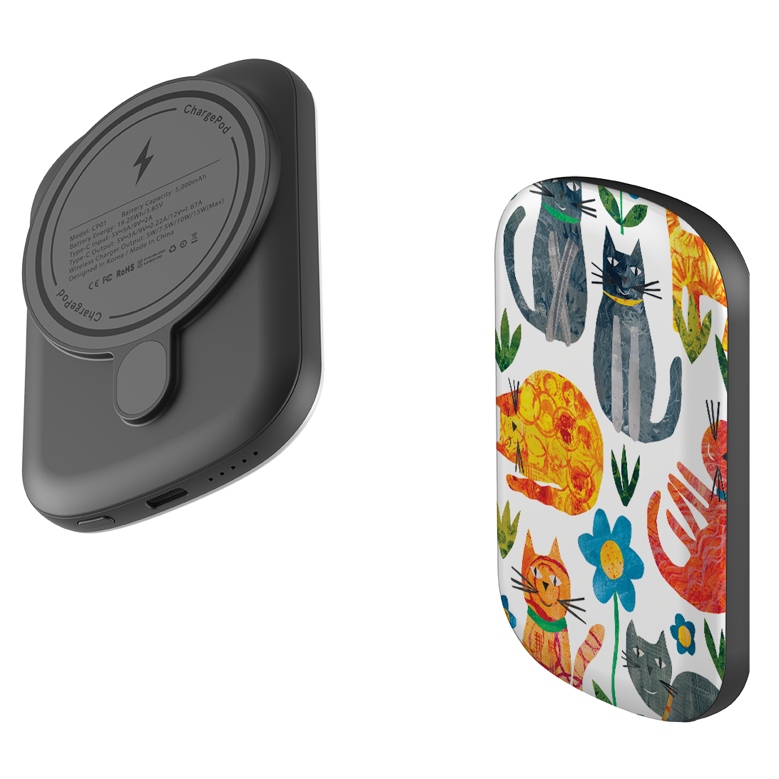 MagSafe Power Bank - Cats By Tracey English