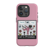 iPhone Tough Case - Cats Pyjamas Pink By Suzy Taylor