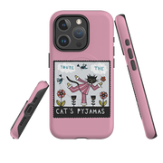 iPhone MagSafe Tough Case -  Cats Pyjamas Pink By Suzy Taylor