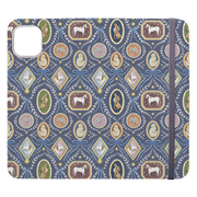 Charleston Dusk Blue Wallet Case By Catherine Rowe