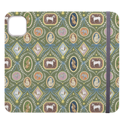 Charleston Moss Green Wallet Case By Catherine Rowe