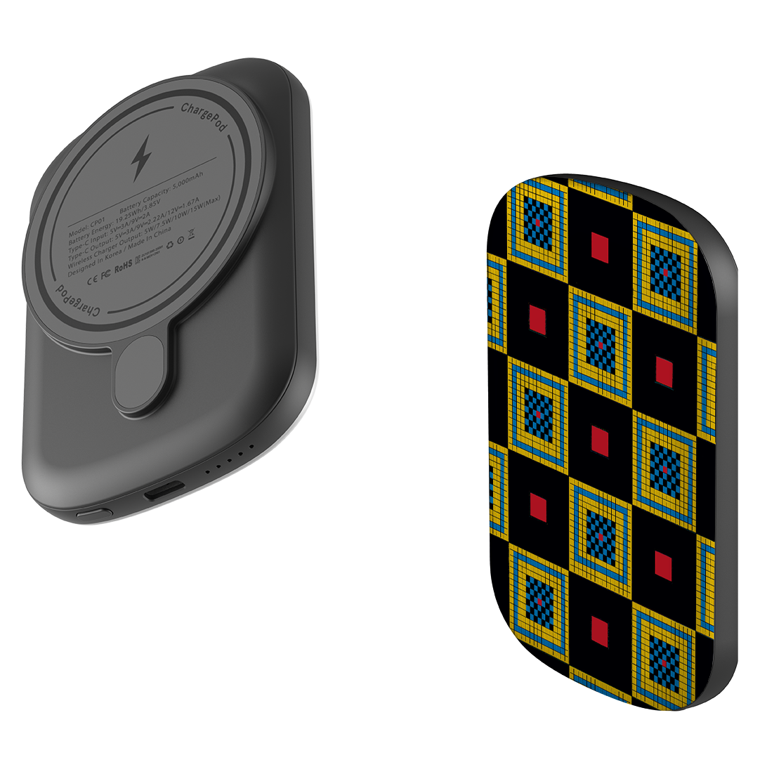 MagSafe Power Bank - Chequers By Cressida Bell