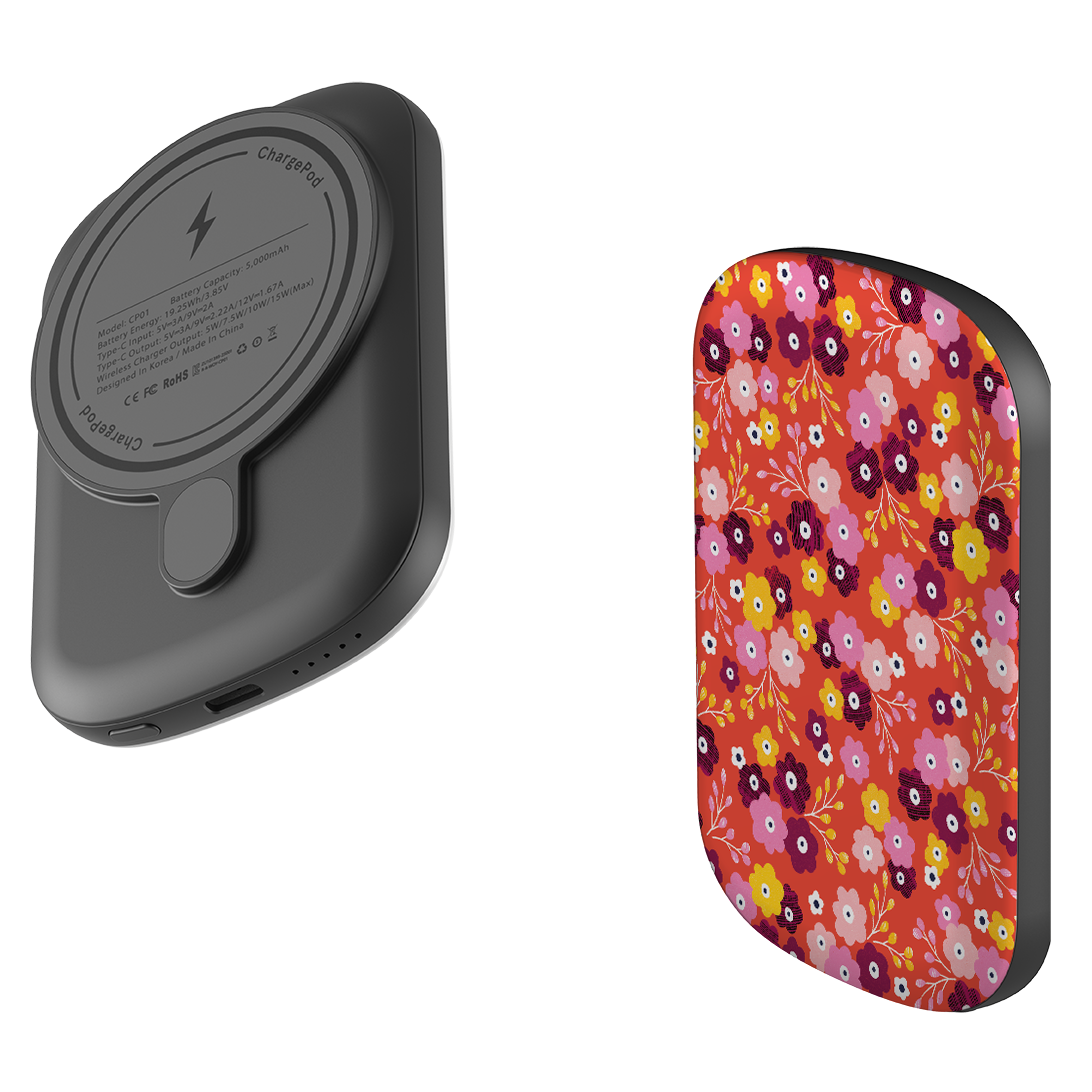 MagSafe Power Bank - Cherry Blossom I By Ali Brookes