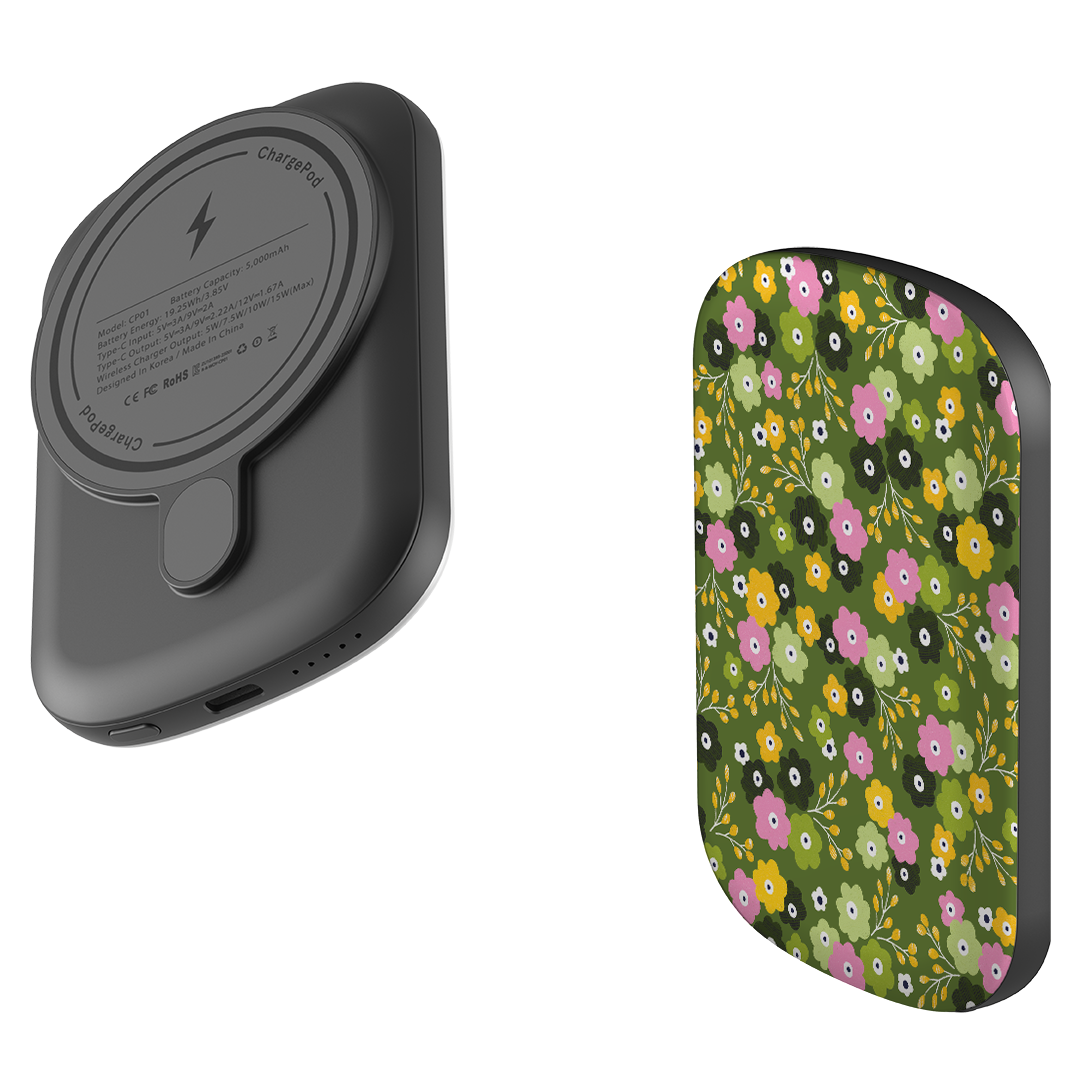 MagSafe Power Bank - Cherry Blossom II By Ali Brookes