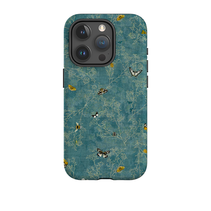iPhone Tough Case - Chinoiserie Garden Soft Sage By Katherine Quinn