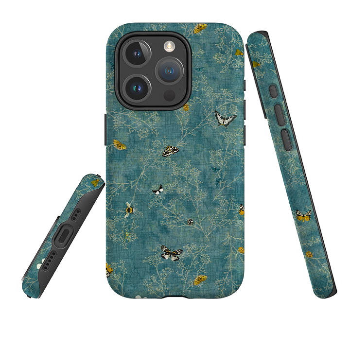 iPhone MagSafe Tough Case - Chinoiserie Garden Soft Sage By Katherine Quinn