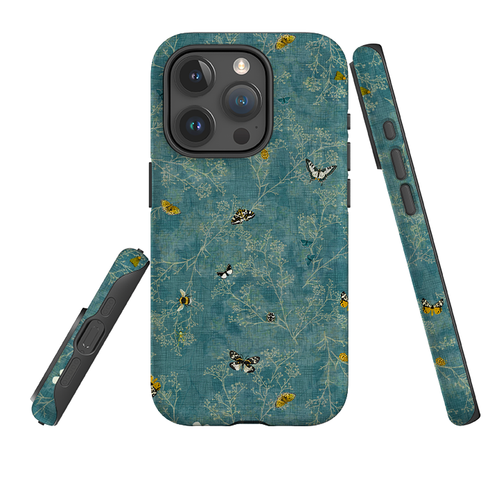 iPhone Tough Case - Chinoiserie Garden Soft Sage By Katherine Quinn