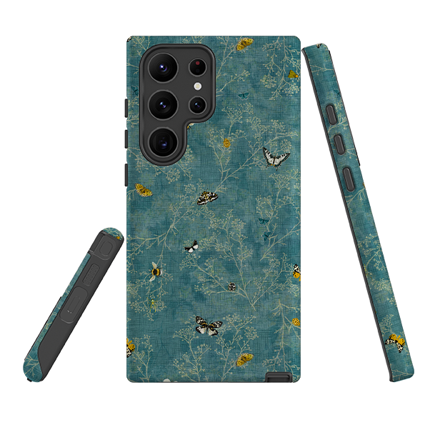 Samsung Tough  Case - Chinoiserie Garden Soft Sage By Katherine Quinn