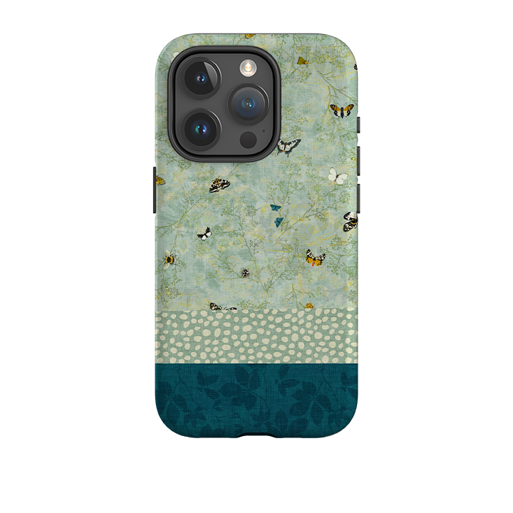 iPhone Tough Case - Chinoiserie Garden Soft Sage 2 By Katherine Quinn