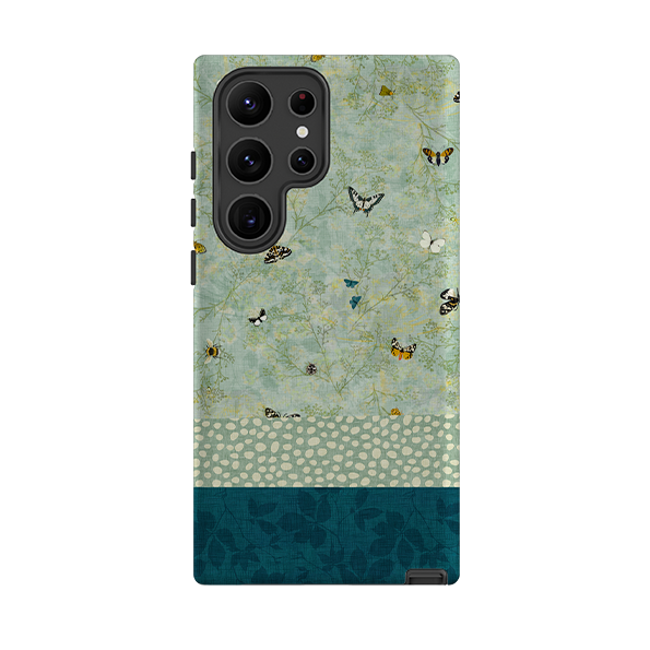 Samsung Tough  Case - Chinoiserie Garden Soft Sage 2 By Katherine Quinn