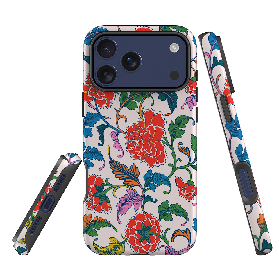 iPhone Tough Case - Chinoiserie Peony