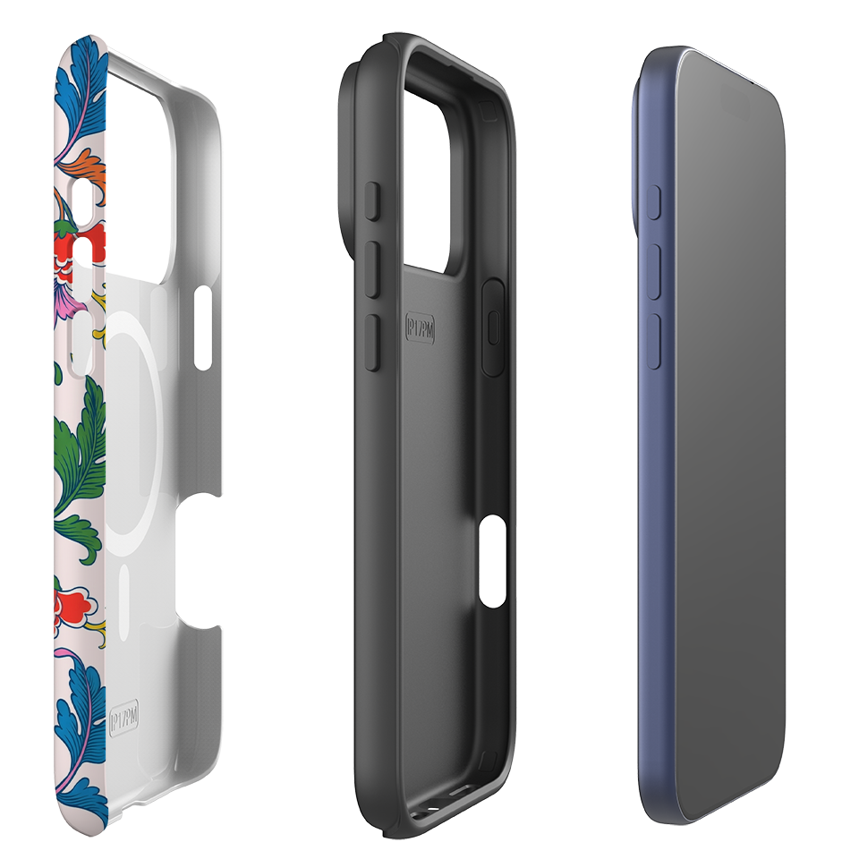 iPhone MagSafe Tough Case - Chinoiserie Peony