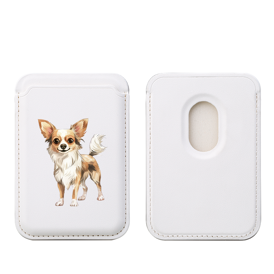 Chorkie MagSafe Wallet- White