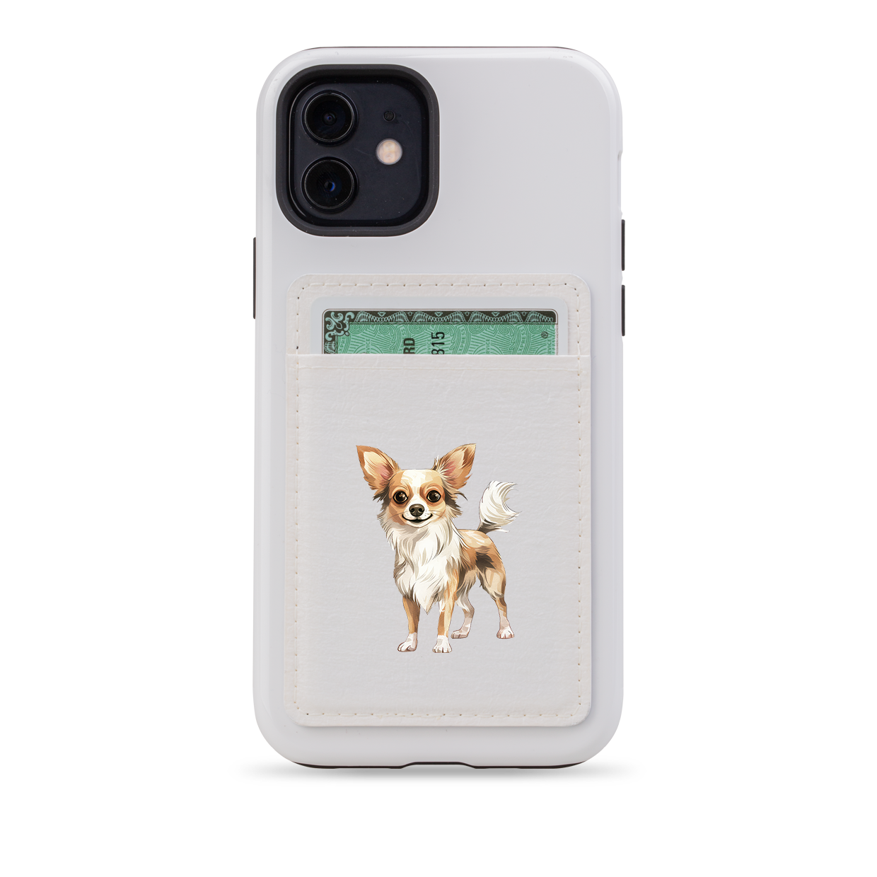 Chorkie MagSafe Wallet- White