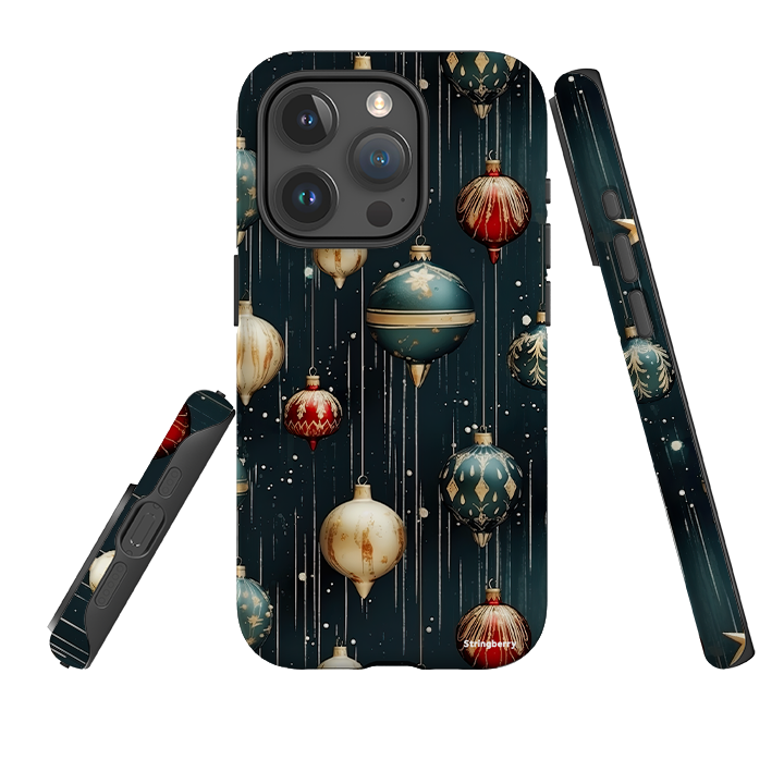 iPhone Tough Case - Christmas Baubles