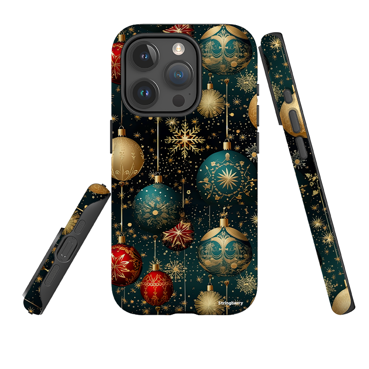 iPhone Tough Case - Christmas Baubles II