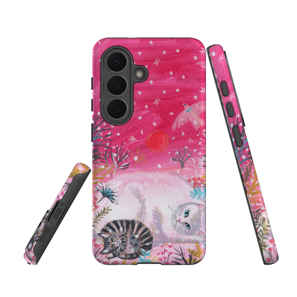 Samsung Tough Case - Christmas Cats By Mary Stubberfield