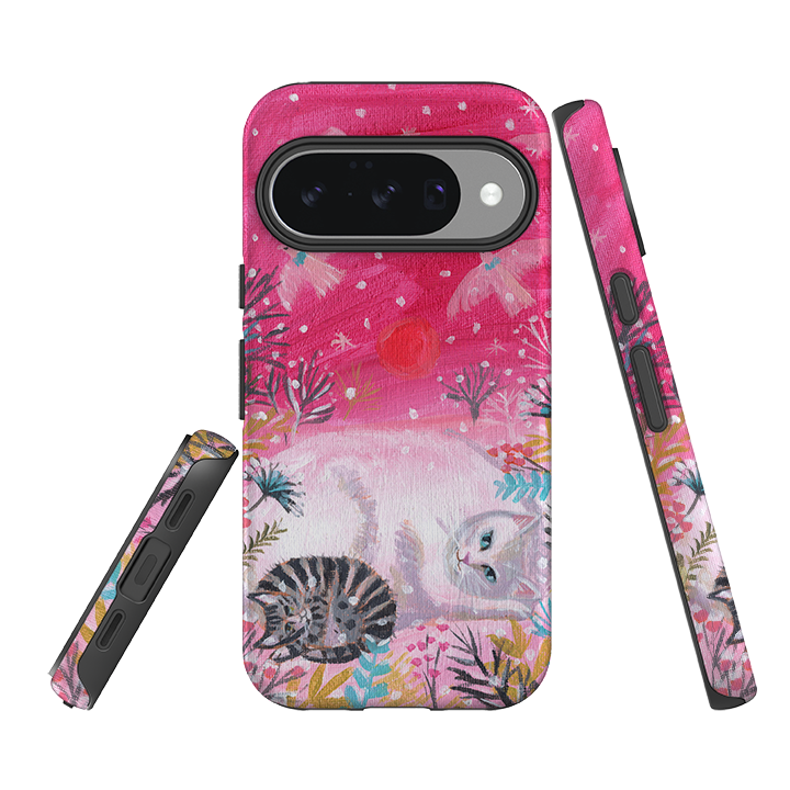 Google Tough Case - Christmas Cats By Mary Stubberfield