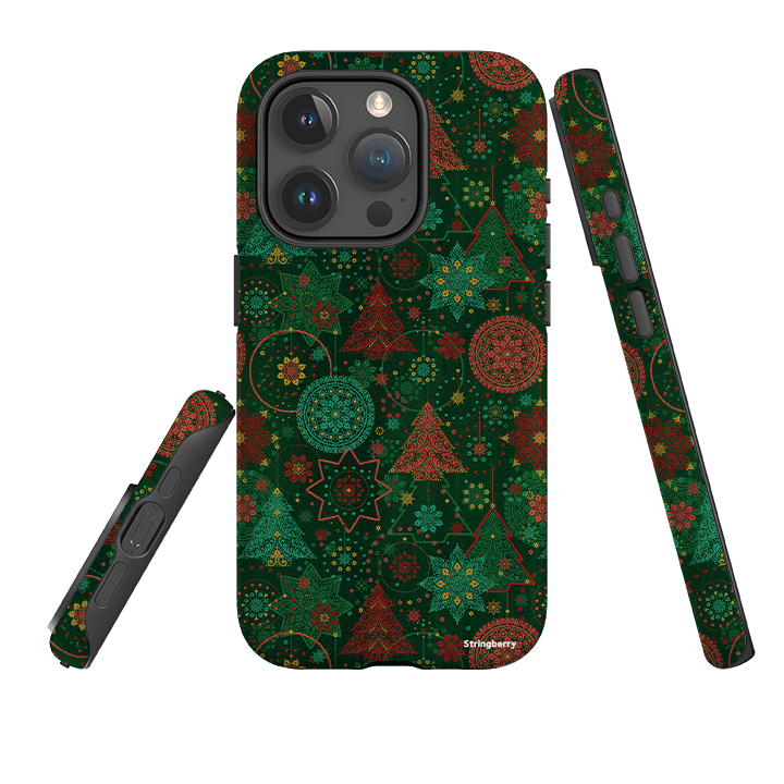 iPhone Tough Case - Christmas Forest By Natalie Pedetti Prack