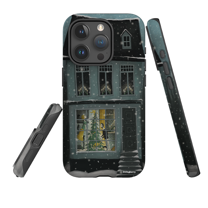 iPhone Tough Case - Christmas House By Maja Lindberg