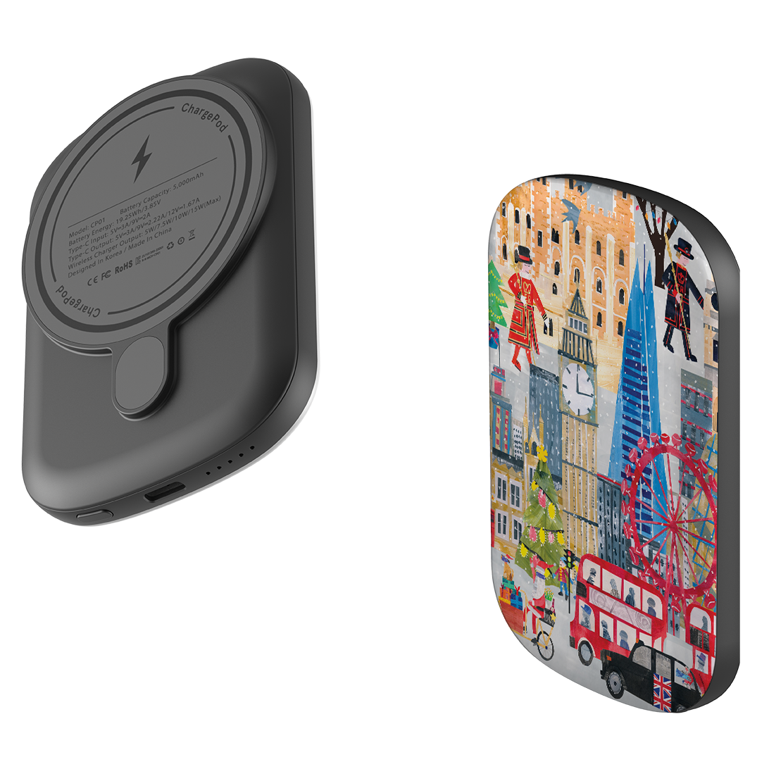 MagSafe Power Bank - Christmas In London By Tracey English