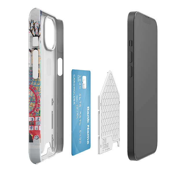 Christmas In London Case and Card Case By Tracey English