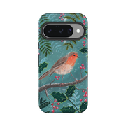Google Tough Case - Christmas Robin By Mary Stubberfield