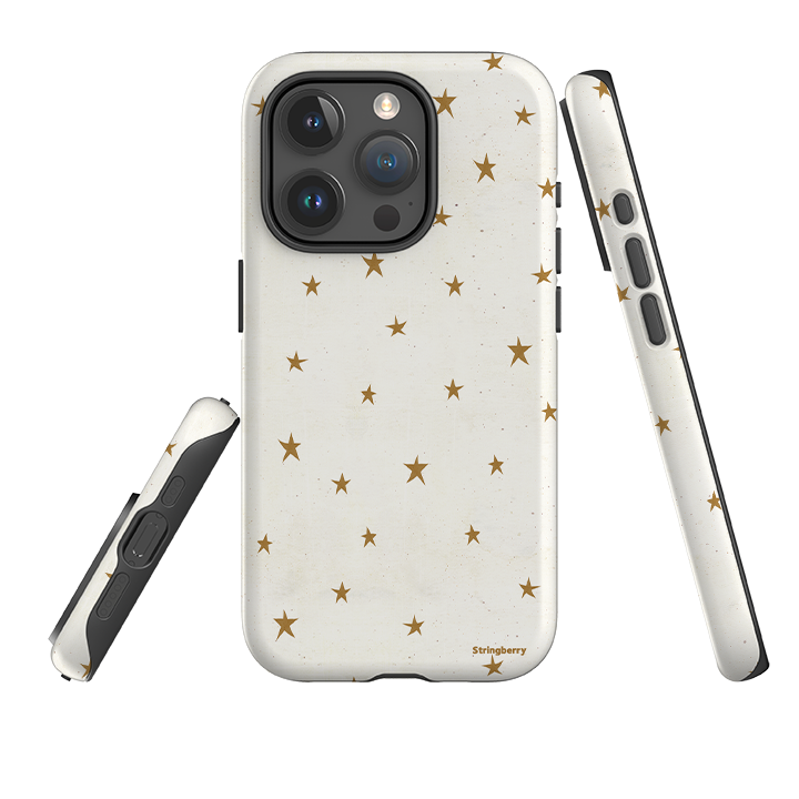 iPhone Tough Case - Christmas Stars-1 By Katherine Quinn