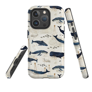 iPhone MagSafe Tough Case - Christmas Whale III By Katherine Quinn