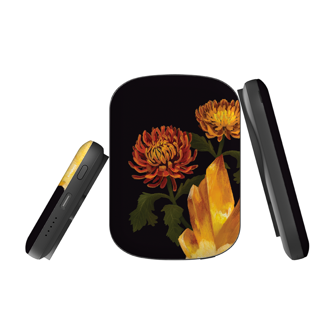 MagSafe Power Bank - Chrysanthemum Citrine By Anna Stead