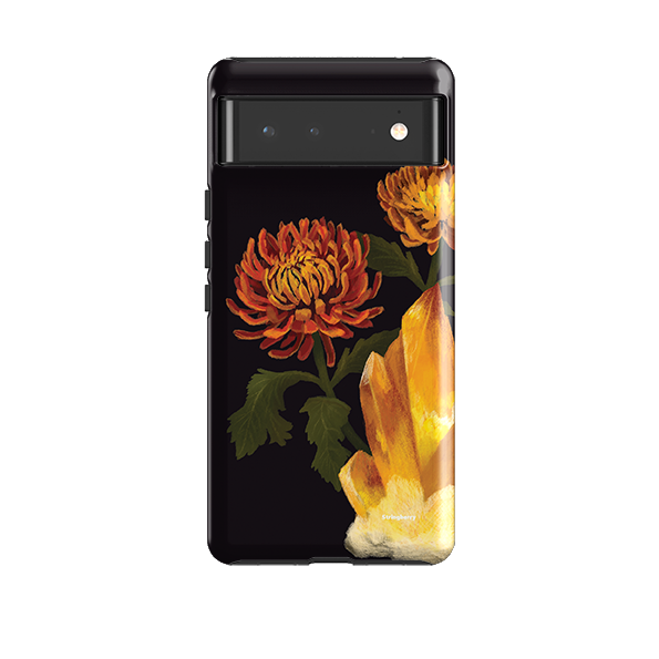 Google Tough Case -  Chrysanthemum Citrine By Anna Stead