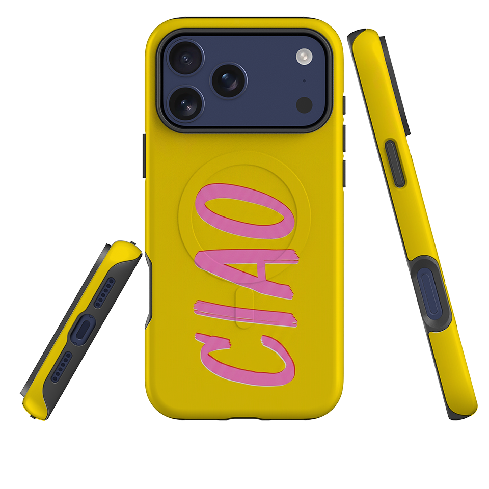 iPhone MagSafe Tough Case - Ciao Yellow
