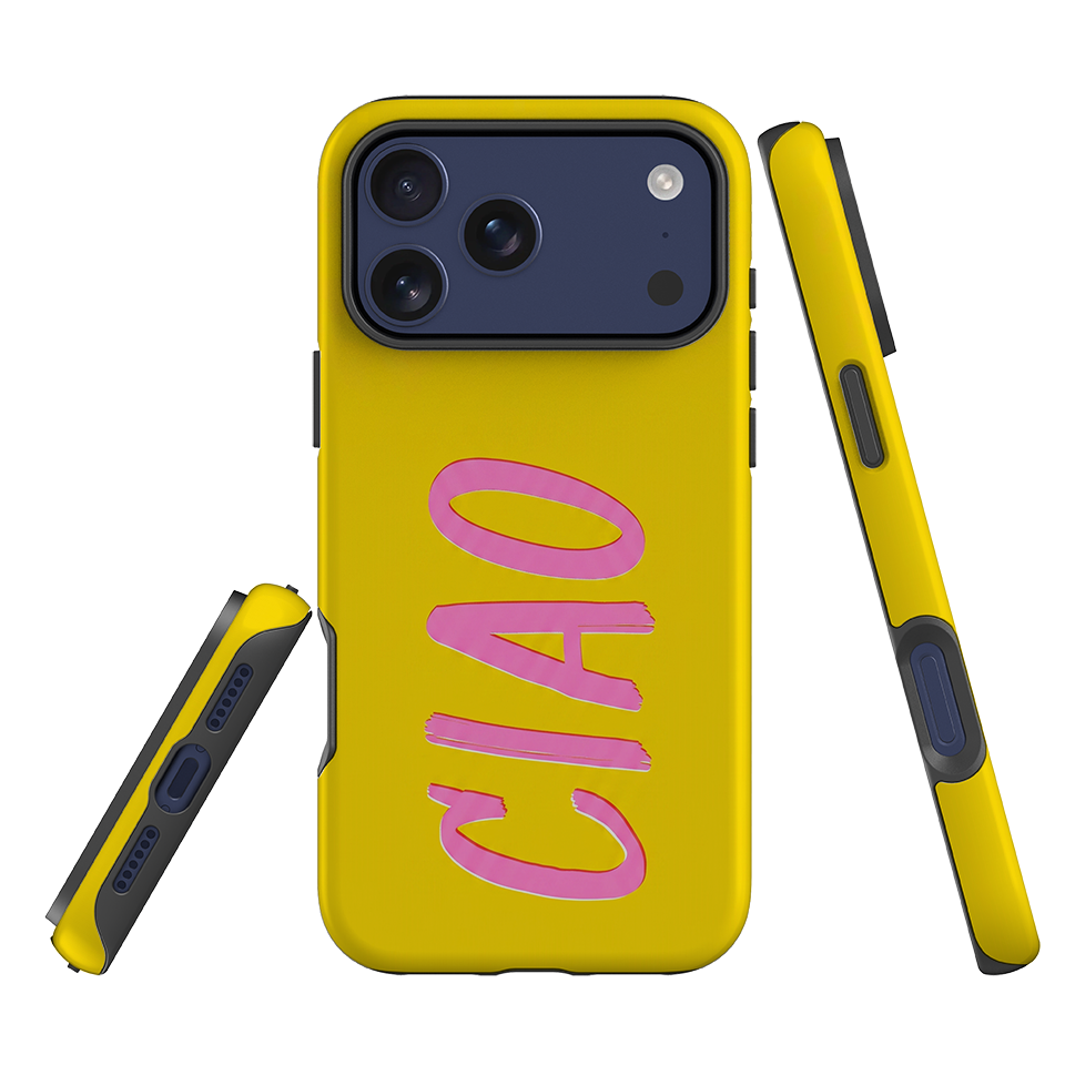 iPhone Tough Case - Ciao Yellow