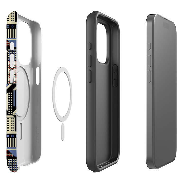 iPhone MagSafe Tough Case - Cityscape By Cressida Bell