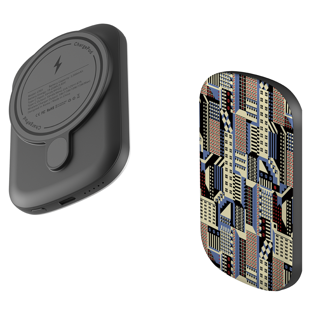 MagSafe Power Bank - Cityscapes By Cressida Bell