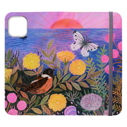 Clifftop Meadow Wallet Case By Lee Foster Wilson