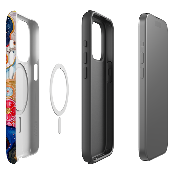 iPhone MagSafe Tough Case - Cloud Marble