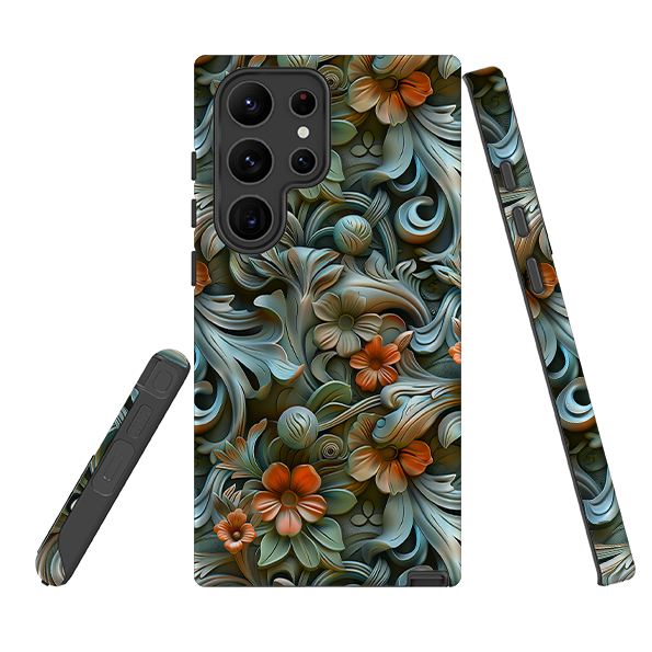 Samsung Tough Case - Clover Floral