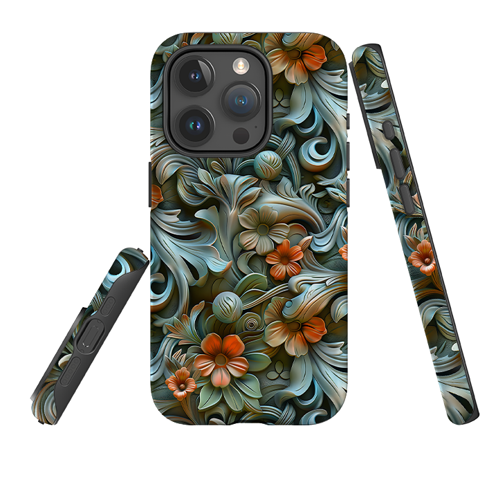 iPhone Tough Case -Clover Floral