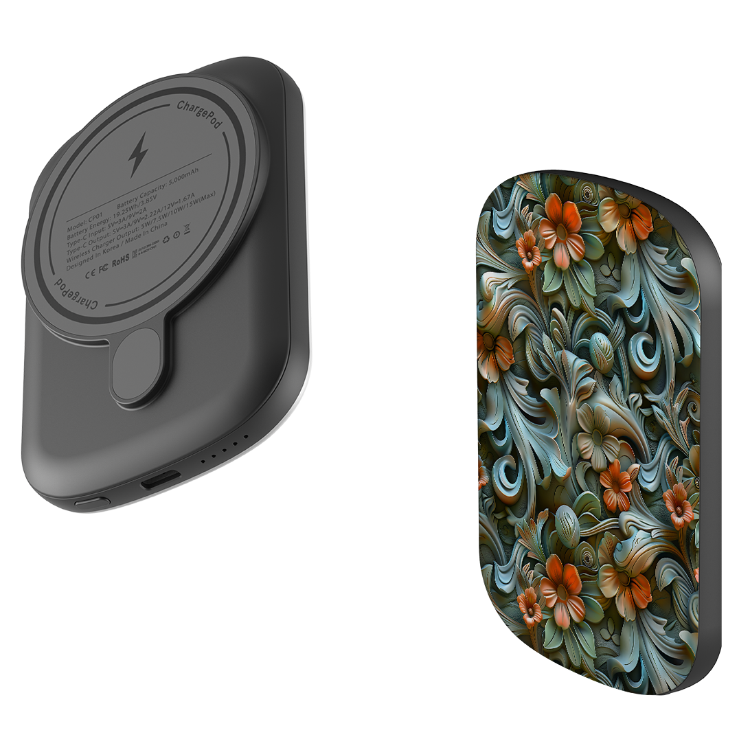 MagSafe Power Bank - Clover Floral