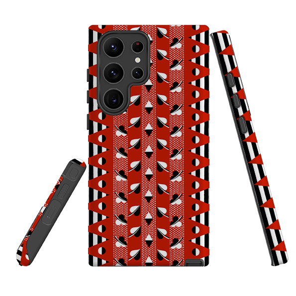Samsung Tough  Case - Clubs & Hearts By Cressida Bell