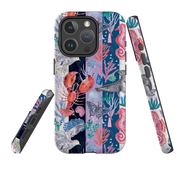 iPhone MagSafe Tough Case - Coastal Calling Stripe II By Emma Frances Grant