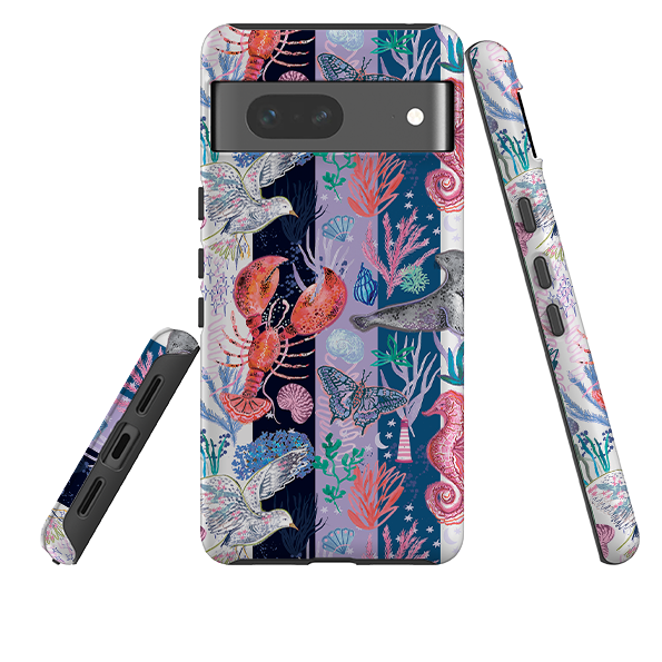 Google Tough  Case - Coastal Calling Stripe II by Emma Frances Grant