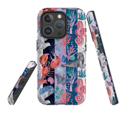 iPhone MagSafe Tough Case - Coastal Calling Stripe III By Emma Frances Grant