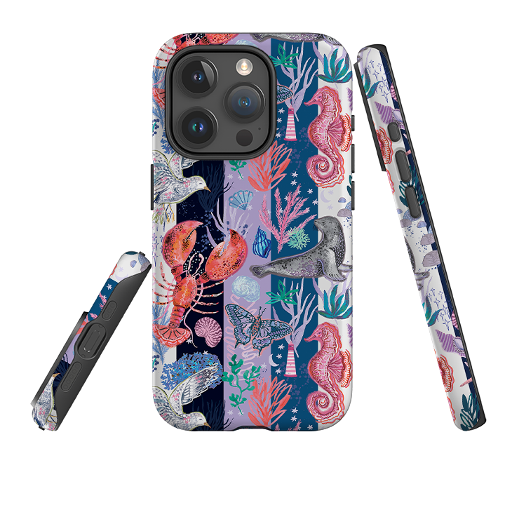 iPhone Case - Coastal Calling Stripe III By Emma Frances Grant