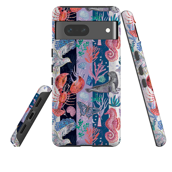 Google Tough  Case - Coastal Calling Stripe III by Emma Frances Grant