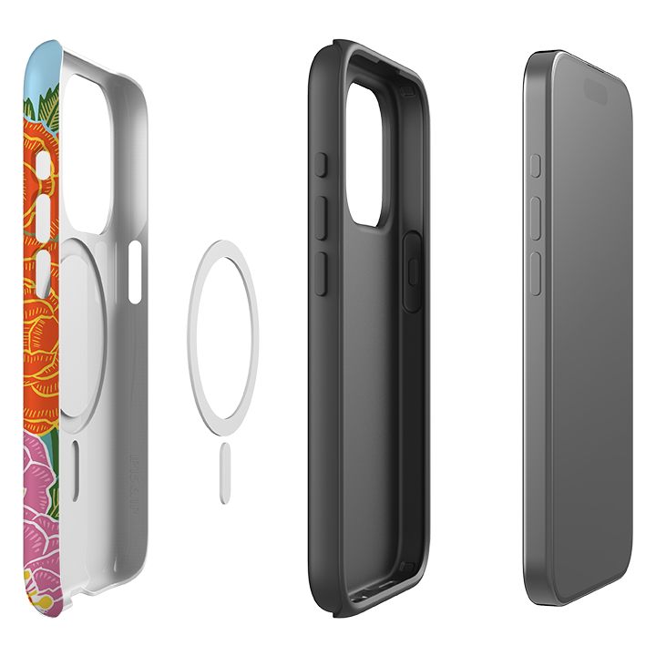 iPhone MagSafe Tough Case - Coastal Garden By Kate heiss