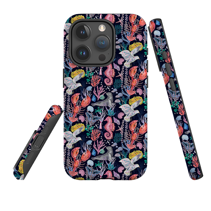 iPhone Case - Coastline Pattern-A By Emma Frances Grant