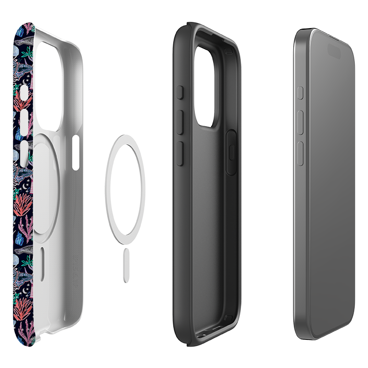 iPhone MagSafe Tough Case - Coastline Pattern A By Emma Frances Grant